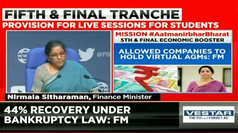 Watch FM Nirmala Sitharaman Announces Rs 40 000 Crore Increase In