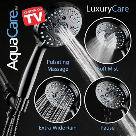 Aquacare As Seen On Tv High Pressure Mode Handheld Shower Head