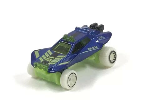 Hot Wheels Sandivore HW Glow Wheels Series Blue Loose Property Room
