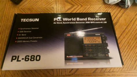Tecsun PL-680 radio unboxing and how to use instructions - YouTube