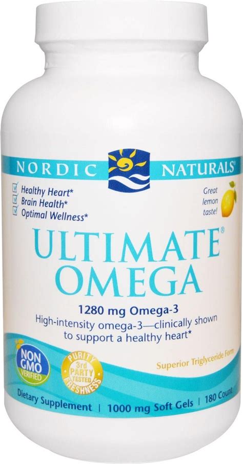 Nordic Naturals Ultimate Omega 1280mg smak cytrynowy 60 kaps. - Opinie ...