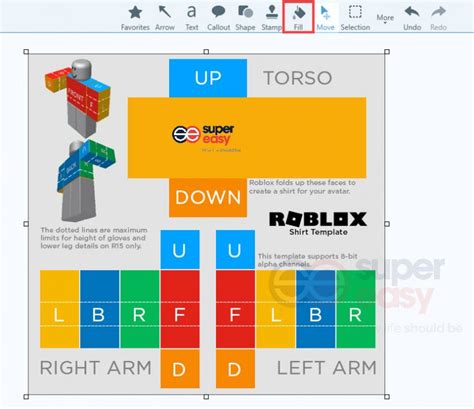 Roblox Fill Shirt Template 2020