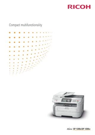 Ricoh Sp Sf Brochure Pdf