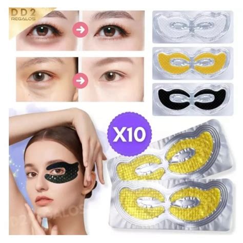 10 Mascarillas De Colageno Párpados Ojos Eliminar Ojeras