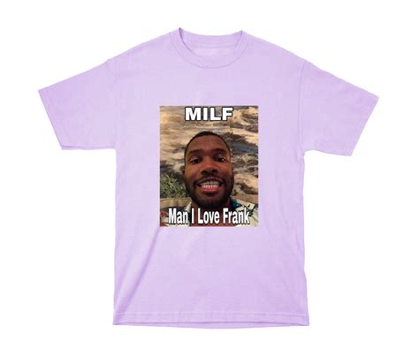 Camiseta MILF Hombre Me Encanta La Camiseta Frank Ocean Camisa Frank Ocean Camiseta Frank