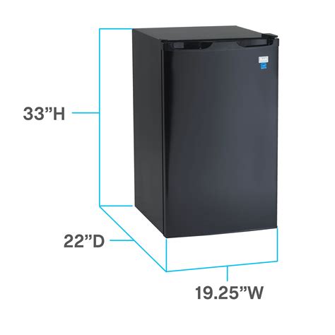 Best Buy Avanti 44 Cu Ft Compact Refrigerator Mini Fridge In Black Black Rm4416b