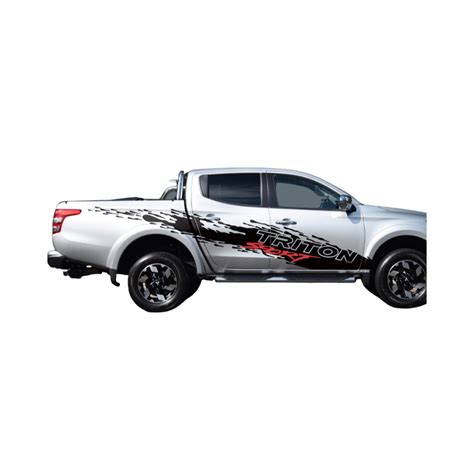 Mitsubishi L200 2015 Fullbody Side Sticker Logo Triton