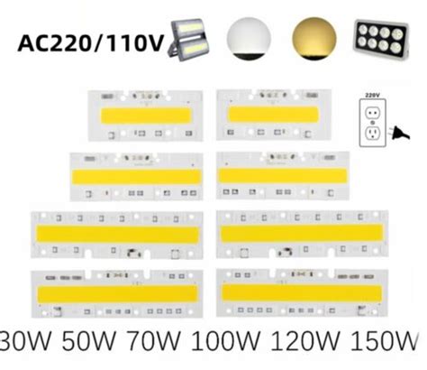 Led Cob Chip W W W W W Ac V V Led Lamp Ip Smart Ic