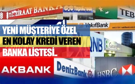 Kolay Kredi Veren Bankalar Hangileridir Nisan