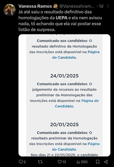 Quando Sai O Listão Da Uepa 2025 - Veja quando a UEPA vai divulgar o listão dos aprovados 2025 • DOL
