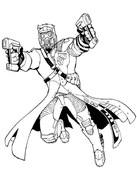 Guardians Of The Galaxy Coloring Pages