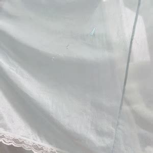 Sz M Vintage Baby Blue Lace Peignoir Nightgown Women S Clothing Long Dressing Robe Lingerie