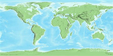 Worlds Land And Oceans Photograph By Nasagsfc Svsscience Photo