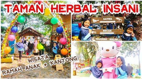 Wisata Ramah Anak Di Taman Herbal Insani Depok Youtube