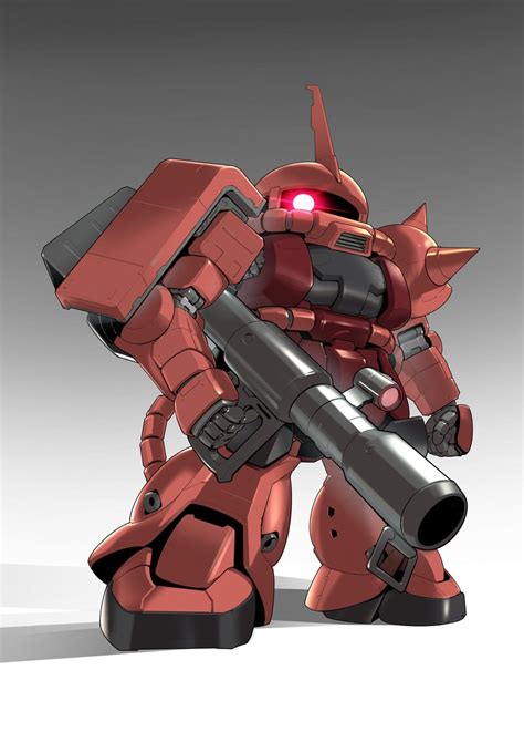 Zaku Ii S Char Custom Gundam And 2 More Drawn By Zakuma Danbooru