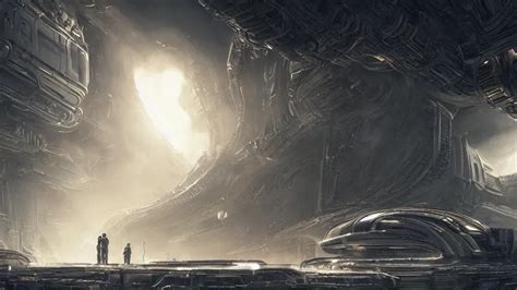 Krea Movie Concept Art From Alien Covenant An Exterior Wide Angle