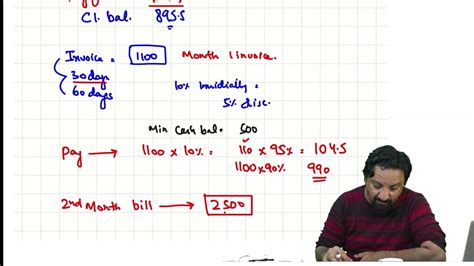 16 Handling Minimum Cash Balance Requirement In Cash Budget Youtube