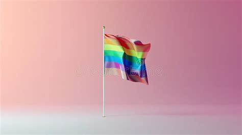 Pride Month Lgbt Community Lesbian Bisexual Gay Parade Flag Rainbow Colourful Freedom Happy