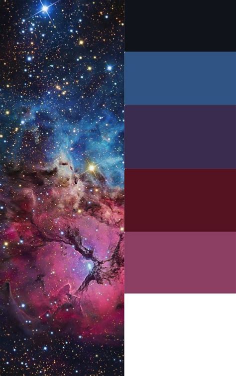 Nebulas Color Palette Nebulas Color Palette Nebel Farbpalette