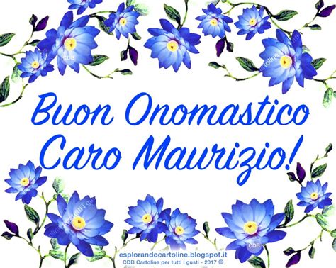 Buon Onomastico Maurizio Oggi Settembre Immagini E Da