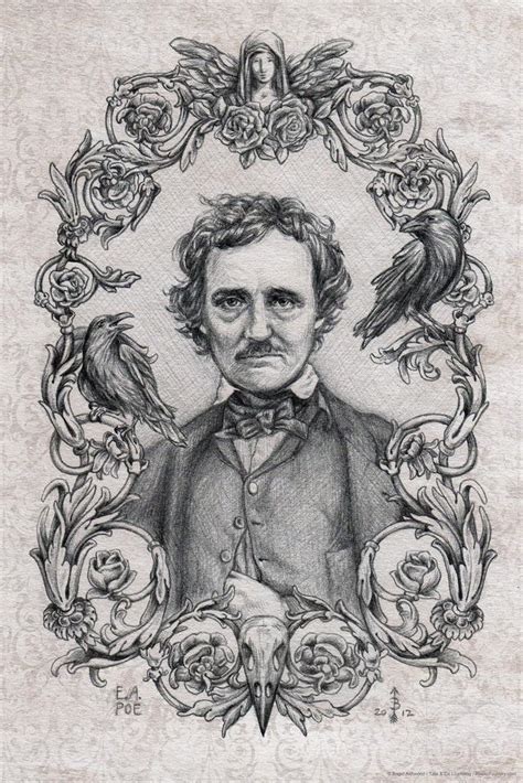 Edgar Allan Poe Drawing At PaintingValley Explore Collection Of