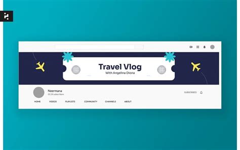 Travel Vlog Youtube Cover Template 235573 Templatemonster