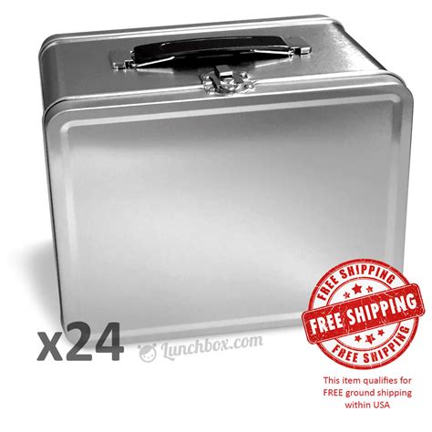 Plain Metal Lunch Box - Wholesale Case of 24 | Lunchbox.com
