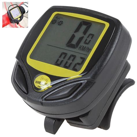 Buy SD-548C Wireless & Waterproopf 27 X 23mm LCD Digital Speedometer ...