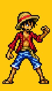 Pixel Luffy (Edited) by Max2809 on DeviantArt