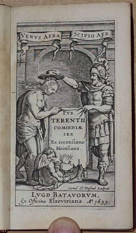 Pub Terentii Diae Sex Ex Recensione Heinsiana By TERENCE Heinsius Daniel