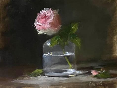 Pin By Bruce Tinch On ART STILL LIFE Rose Painting Flower Painting