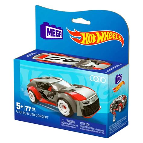 Hot Wheels MEGA Audi RS GTO Concept construction Mattel Juegos de edificación F con