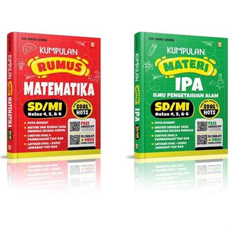 Jual Buku SD MI Kelas 4 5 6 Kumpulan Rumus Matematika Kumpulan Materi