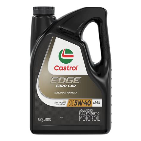 Castrol EDGE Euro 5W-40 A3/B4 Advanced Full Philippines | Ubuy
