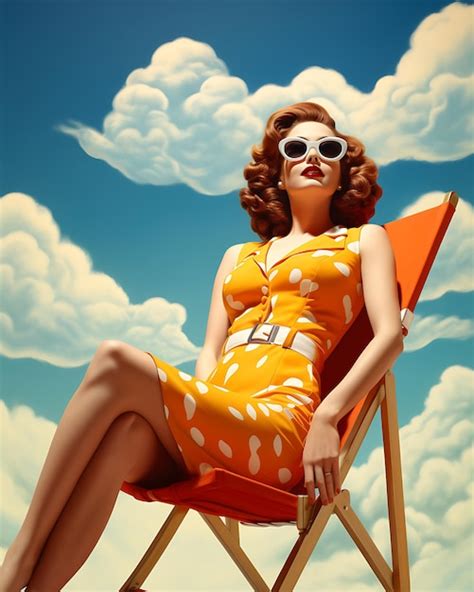 Premium Photo Elegant Woman In The Bikini On The Sun