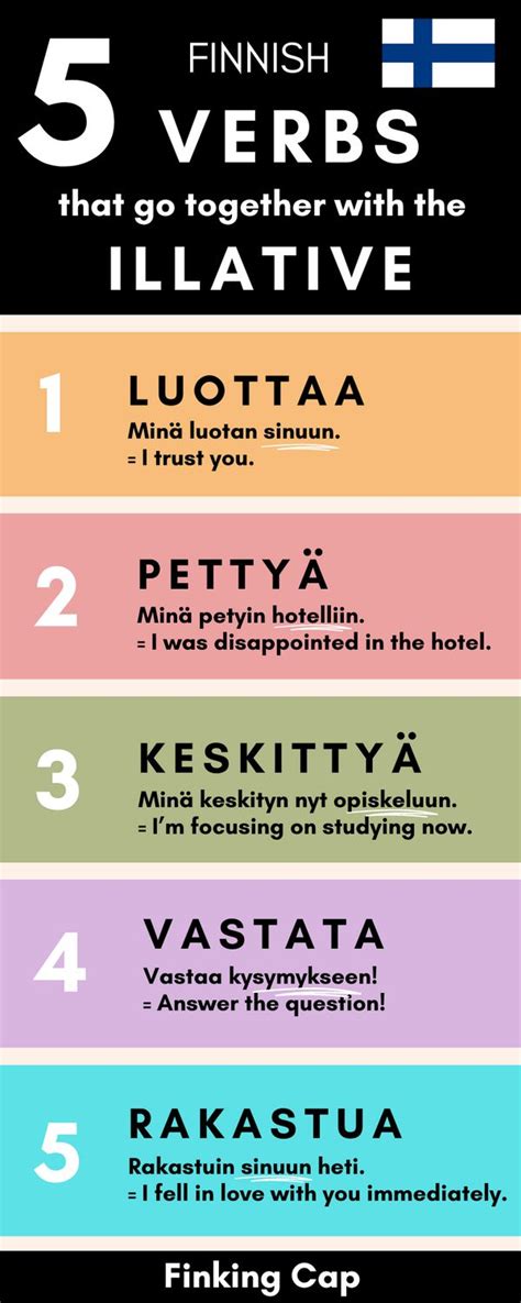 finnish verbs     illative case finnish language learn
