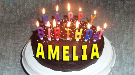 Happy Birthday AMELIA cake and images | Birthday Greeting | birthday.kim