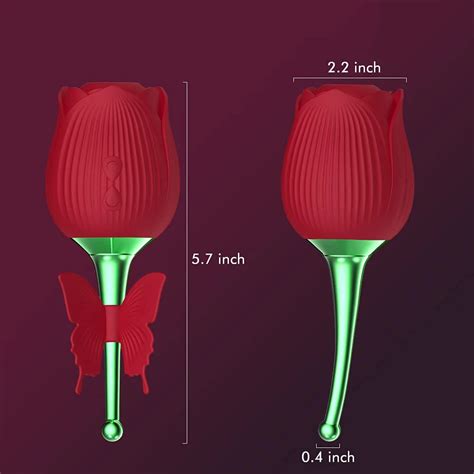 Clitoris Stimulation Tongue Licking Sucking Adult Silicone Sex Rose Shaped Sucking Toy Vibrator