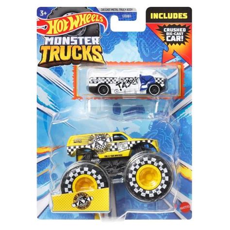 Hot Wheels Monster Truck Masinuta Metalica Taxi Scara 1 64 MTGRH81 HKM07 Libraria CLB