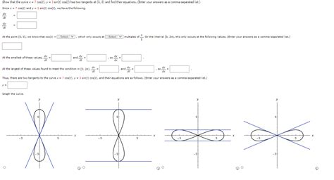 Solved Show That The Curve X Cos T Y Sin T Cos T Chegg