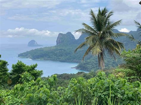 Download Sao Tome And Principe Island Top-Angle Shot Wallpaper
