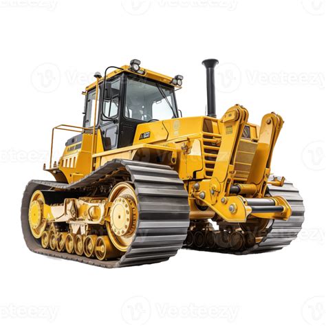 Yellow Bulldozer Isolated On Transparent Background 47588792 Png