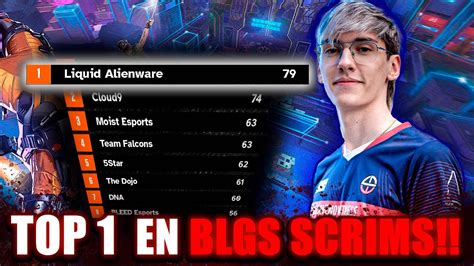 TOP 1 EN BLGS SCRIMS CON LIQUID BLGS Scrims Day 2 YouTube