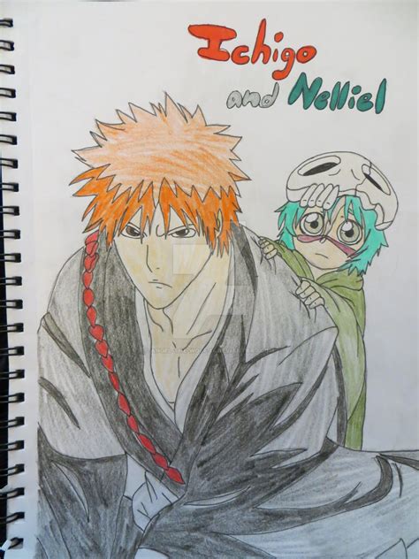 Drawing Of Ichigo And Nelliel 3 By Angel The Wolf 14 On Deviantart