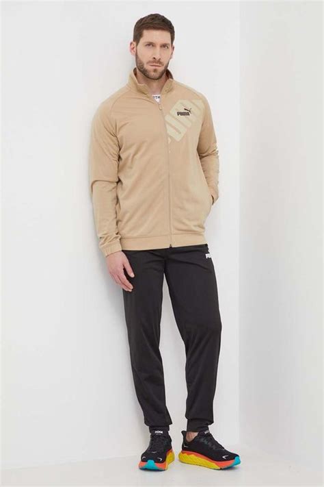 Спортивный костюм Puma мужской цвет бежевый 678886 | ANSWEAR.ua