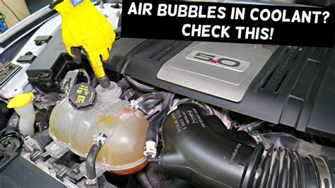 Ford Air Bubble In Coolant Tank Reservoir Ford Coyote 5 0 Ford F150 F 150 Mustang Youtube