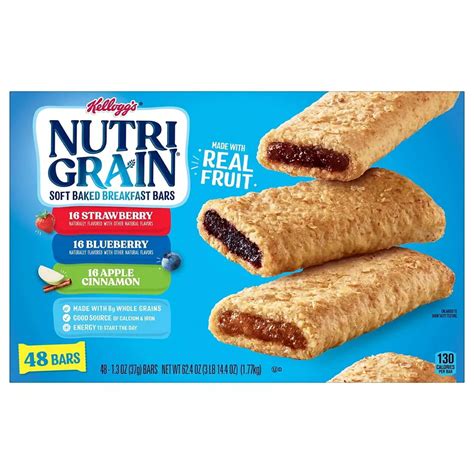 Kellogg Nutri Grain Bars Ct Walmart