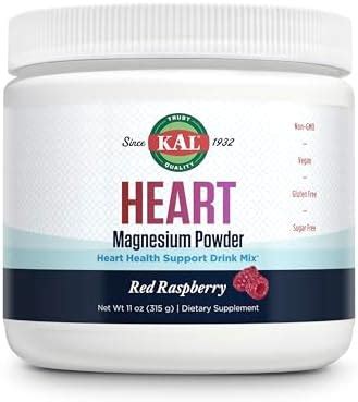 Amazon Kal Heart Magnesium Powder Red Raspberry Flavor Heart