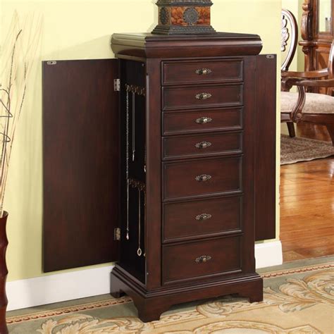 Louis Alexander 7 Drawer Locking Jewelry Armoire Walmart