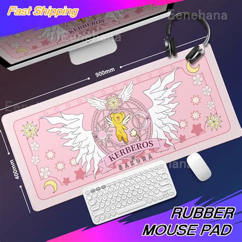 Eenehana большой резиновый коврик для мыши Sakura Card | AliExpress